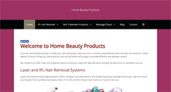 Desktop Screenshot of homebeautyproducts.co.uk